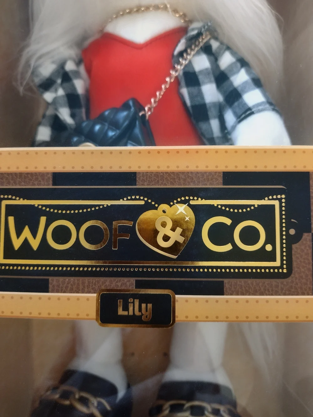 Woof & Co. Lily Poseable Shih Tzu Plush Puppy Dog